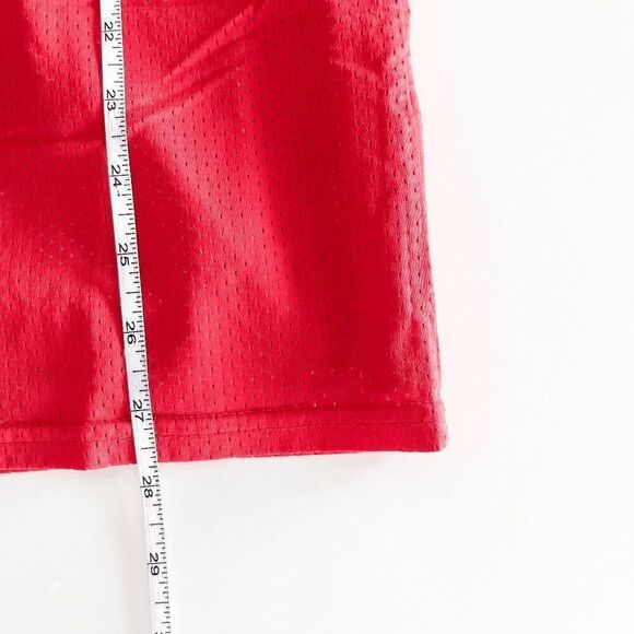 Nike Mens Sleeveless V-Neck SFU Athletic Jersey Reversible Red Size Large - Picture 6 of 8